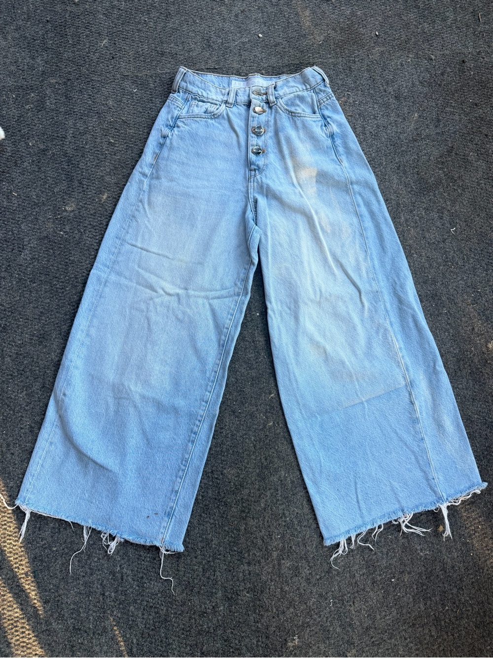 Primark Light Blue High-Rise Wide Leg Jeans